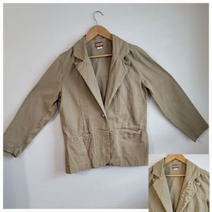 Tudor Court-women's jacket, size M beige, made with 100% cotton